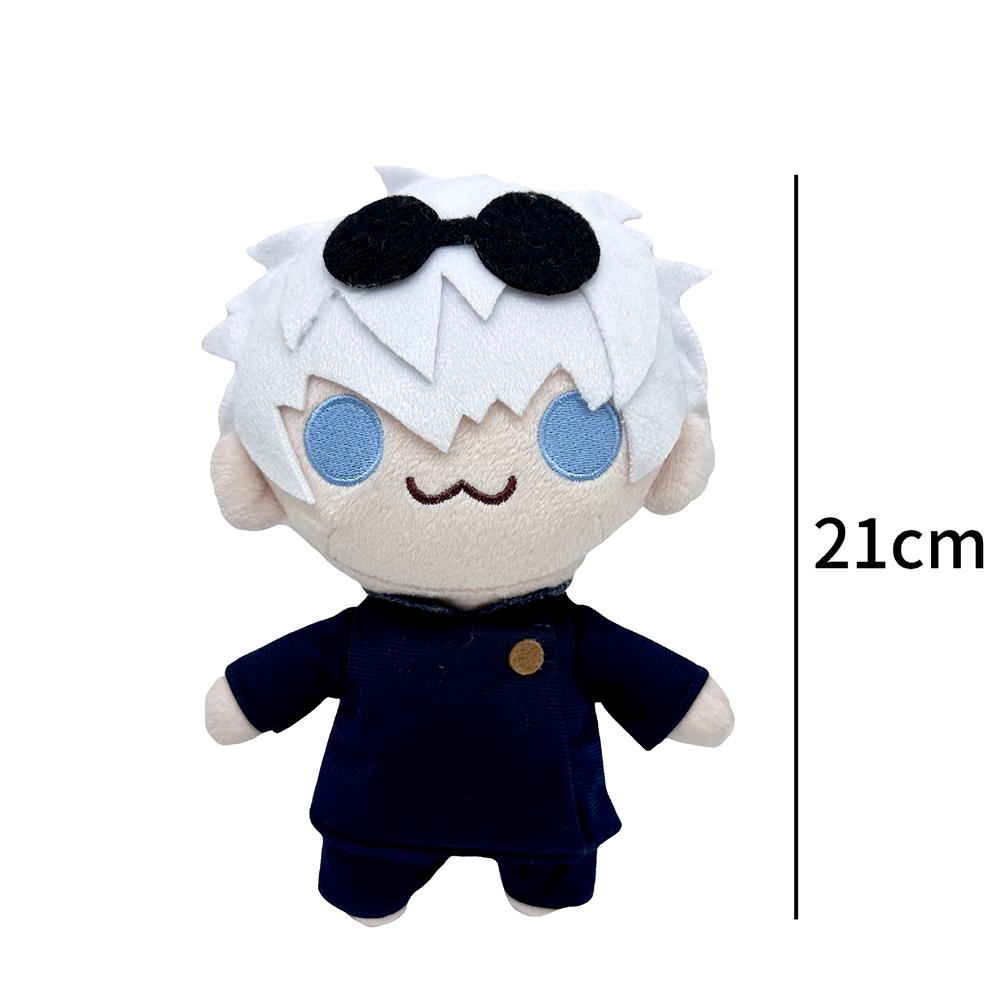 24cm JJK Plush Dolls Kugisaki Nobara Watermelon Sitting Geto Suguru Prison Realm Plush Anime Soft Stuffed Cartoon Toys Kids Gift
