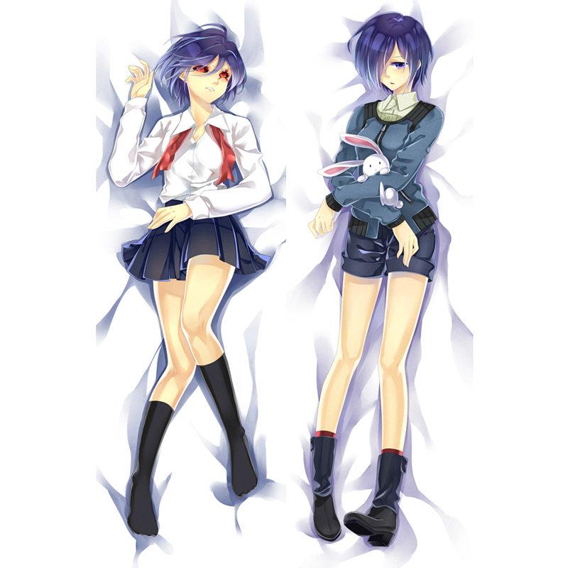 Аниме Токио вурдалак наволочки Kaneki Ken маска Touka Touka Kirishima Dakimakura чехол двустороннее постельное белье обнимающая наволочка для тела