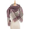 Women's Shawl New Scarf Autumn and Winter Large Plaid Triangle Scarf