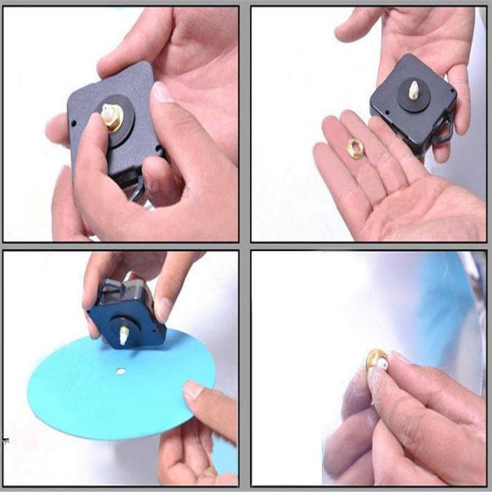 3D Mirror Wall Clock Butterfly Fairy Wall Sticker Frameless Clock Home Office Hotel Decoration