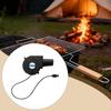 USB-вентилятор Огнестойкий Компактный Универсальный Высокопрочный Перемешиватель воздуха для барбекю Портативный для грилей Походов