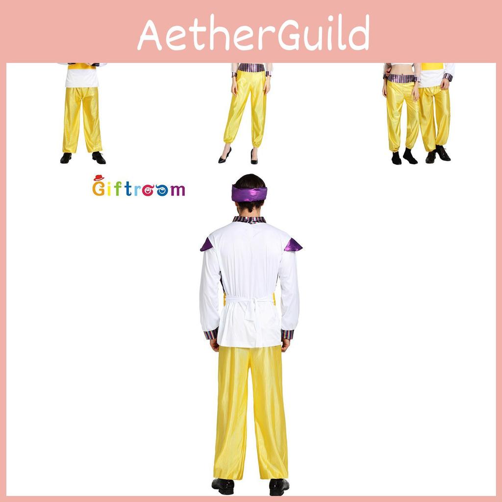 Величественный костюм для косплея в ближневосточном стиле потрясающего фиолетового цвета для всех полов