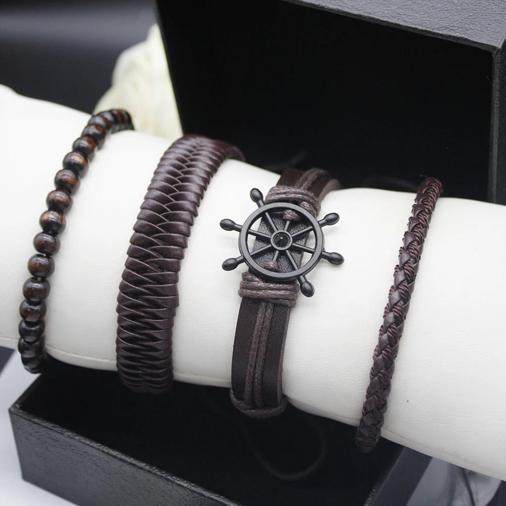 5 шт. набор новых автоматических часов для мужчин модные простые легкие роскошные кварцевые часы браслеты коробка подарок для мужчин