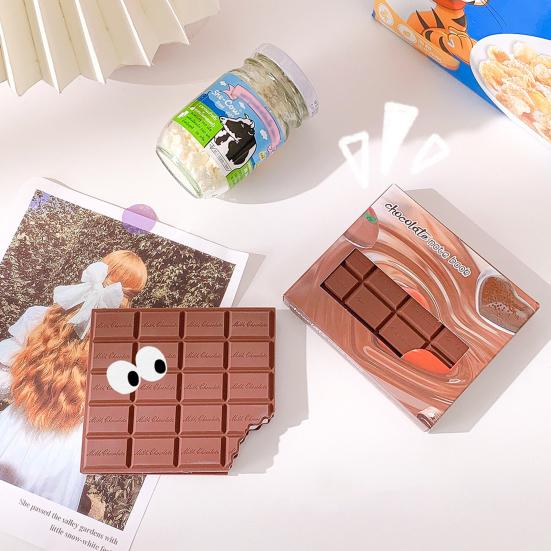 Блокнот с шоколадным узором, компактный бумажный блокнот для студентов, школьные принадлежности, мини-блокнот