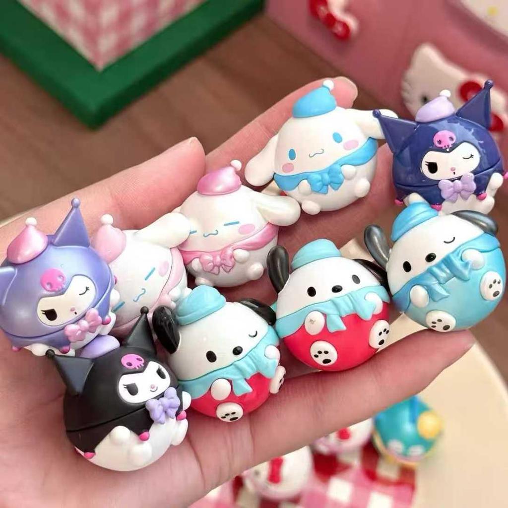 Очаровательные ornaments Sanrio Chubby Beans & Grains, серия Blind Box