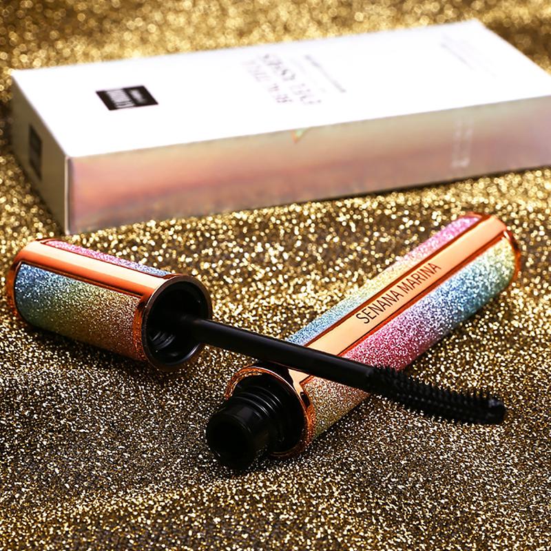 SENANA Толстая удлиняющая тушь для ресниц 4D Silk Fiber Lashes