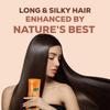 JOY Шампунь для кондиционирования волос Hair Fruits Long & Silky Абрикос и Персик 340 мл | Мягкие Блестящие Волосы, Увлажняющий и Питательный