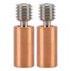 2 Pcs Bimetal Heat Break Strong Thermal Barrier High Hardness Titanium Alloy Copper All Metal