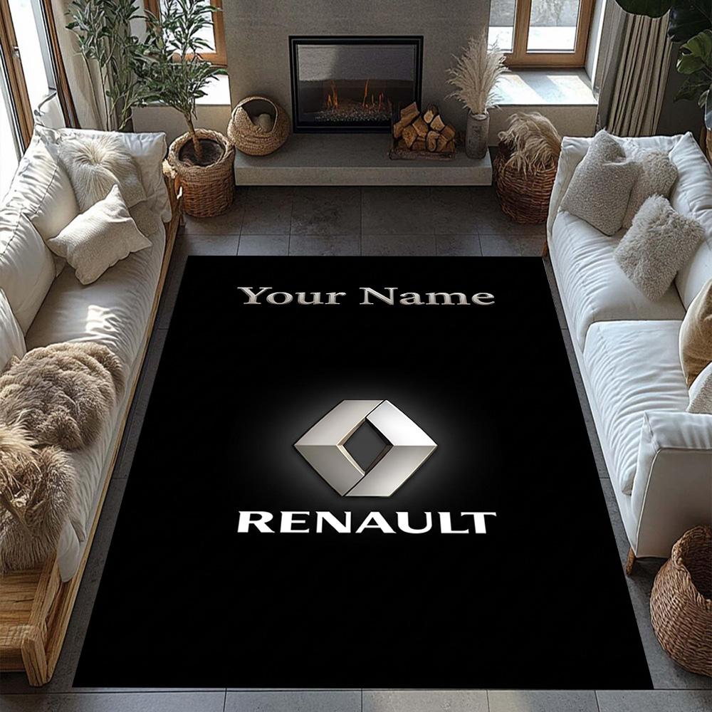 Renault Customize Your Name Floor Mat Suitable For Decorate Room Playrooms Game Room Balcony Antislip Carpet Anime Office Decor Spiritual Gift