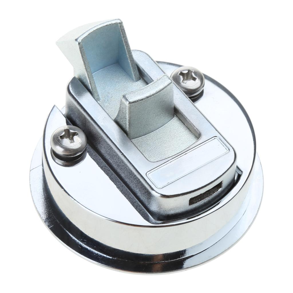 Home RV Cabinet Push Button Latch Lock Hatch Catch Flush Door Lock Knob Fit for Cupboard Motorhome-Caravan Camper Handle