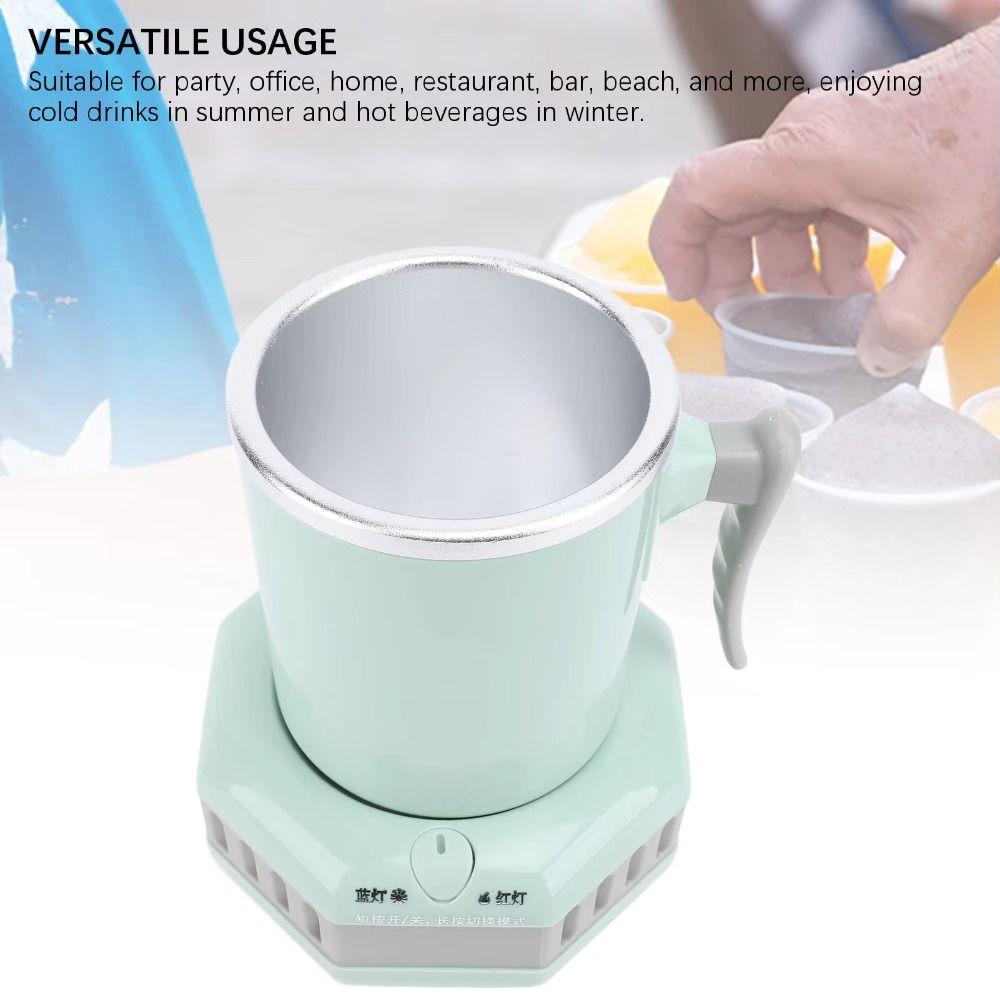 420ML Cold Drink Iced Cup Heating and Cooling Dual-purpose Frozen Water Cup Heated Water Cup Gift