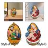 Религиозная фигура Статуя Католический Иисус Мать Мария Скульптура Раскрашенная вручную Настенный декор для