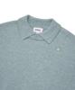 COVERNAT WOMAN Collar Angora Half Knit Sky Blue