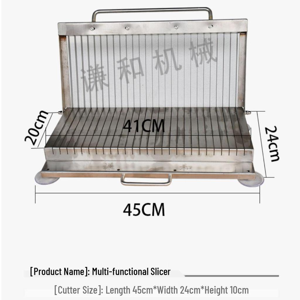Hand-Press Cold Skin, Tofu, and Lunch Meat Slicer Tool