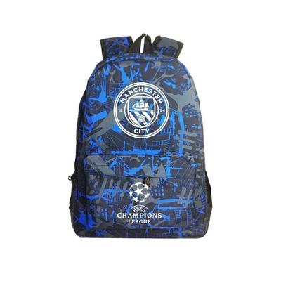 Рюкзак Man City FC для фанатов - Водонепроницаемый школьный рюкзак по футболу - Прочный студенческий рюкзак