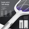 Складная электрическая мухобойка с USB-зарядкой 2-в-1 и УФ-ловушка для мух
