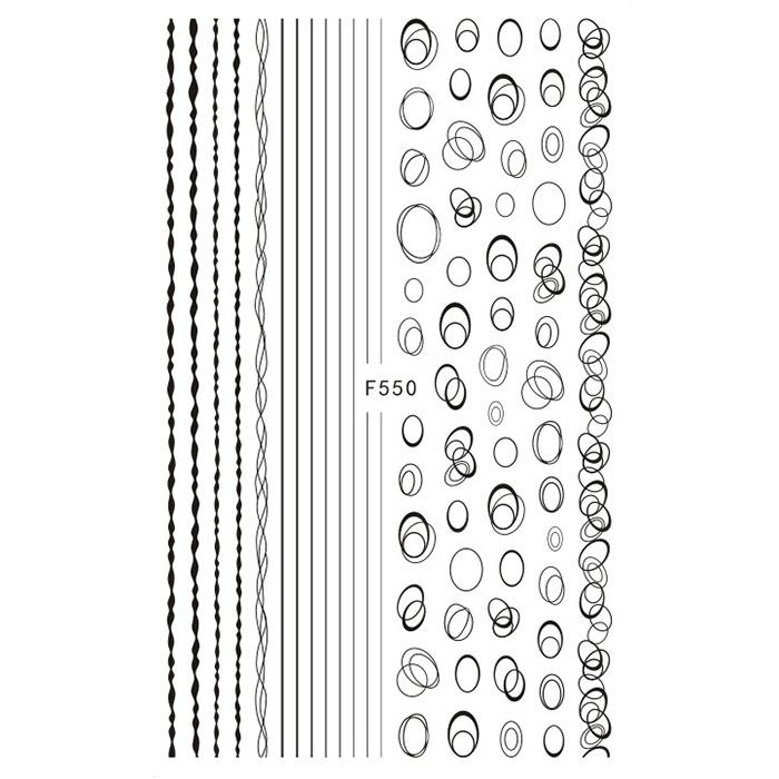 Наклейки для создания маникюра, в ассортименте