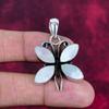 Mother of Pearl Pendant, Real Gemstone Pendant 925 Solid Sterling Silver Pendant, Handmade Jewelry Anniversary Gift