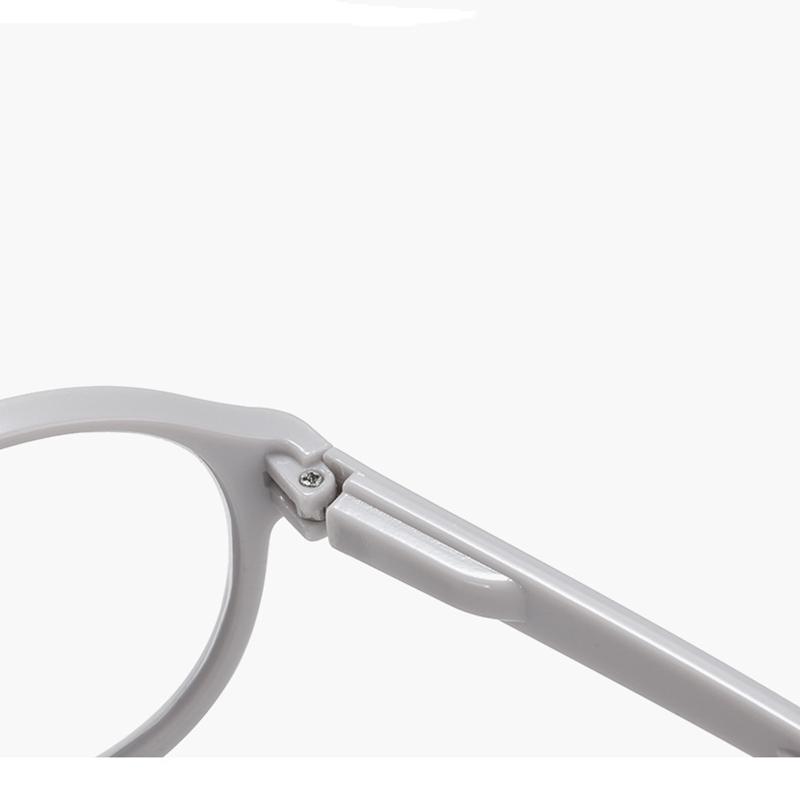 Модные складные очки для чтения для пожилых людей с линзами, блокирующими синий свет, и пружинными шарнирами, в комплекте с защитным футляром