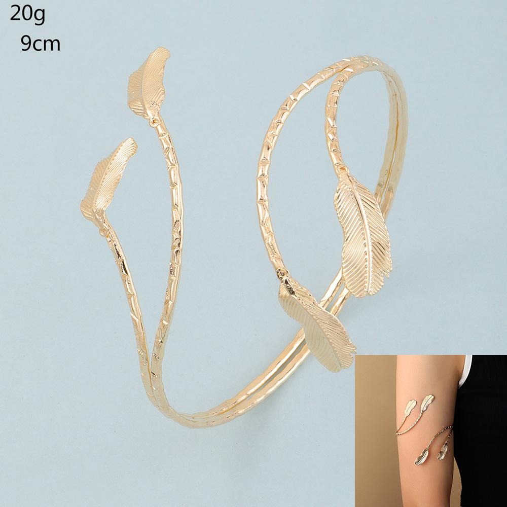 Металлические цветы, манжеты на плечо, браслеты для женщин, лист, бабочка, браслет, ажурные, ретро, браслеты для тела, панк-ювелирные изделия