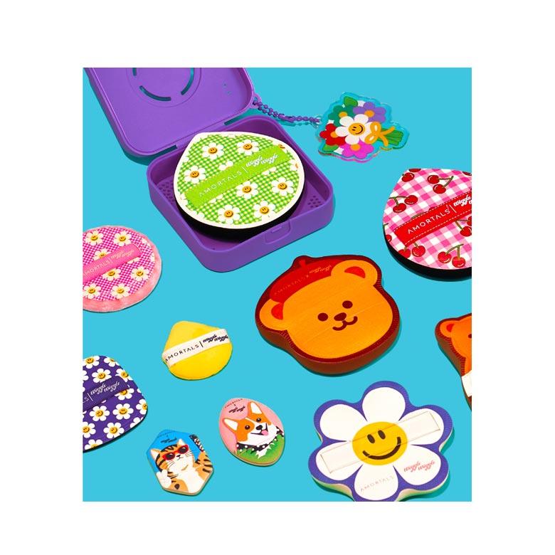 WIGGLEWIGGLE Puff Set 12items [WIGGLEWIGGLE X AMORTRALS]