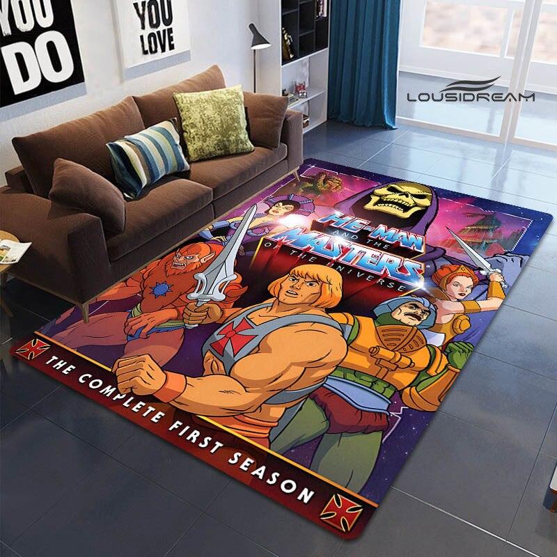 Ковер с принтом «Аниме Вселенная Мастер HE-MAN», детский игровой ковер для гостиной, спальни, красивый ковер, реквизит для фотосъемки