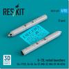 Reskit 122mm Rocket Pod 2pcs Plastic Model Parts 1/72 B-13L RSK72-0529 (Airplane)