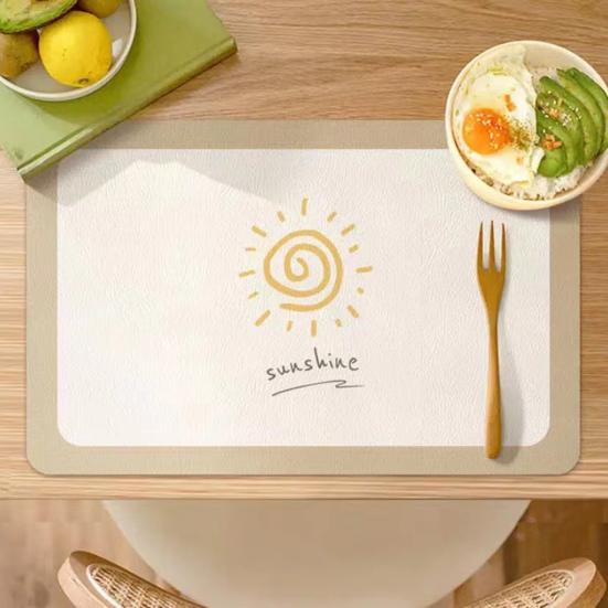 Коврик для сушки посуды Yousheng, коврик для кофе, супервпитывающий коврик для сушки посуды, легко чистящийся прямоугольный коврик для сушки кухонной стойки