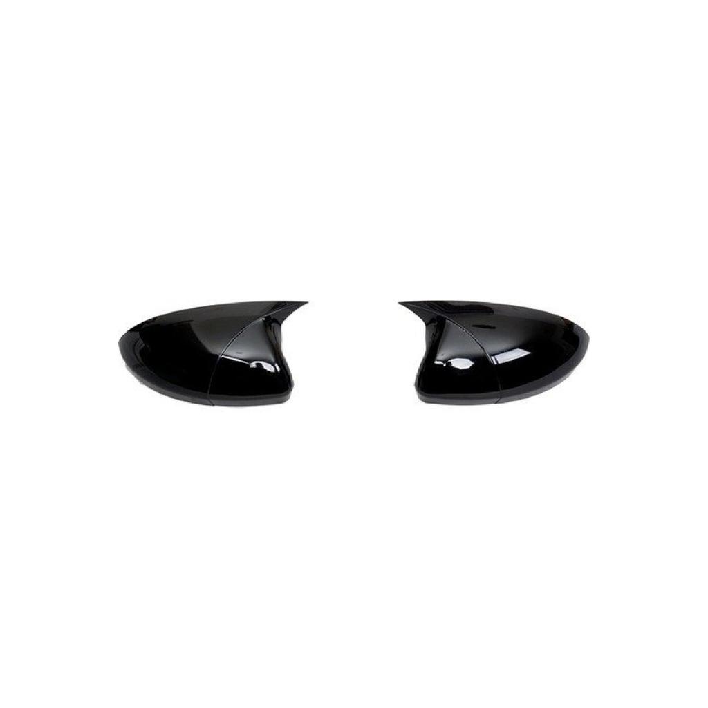 FOR Opel Corsa C Batman Bat Mirror Cover Piano Black / 2000-2006