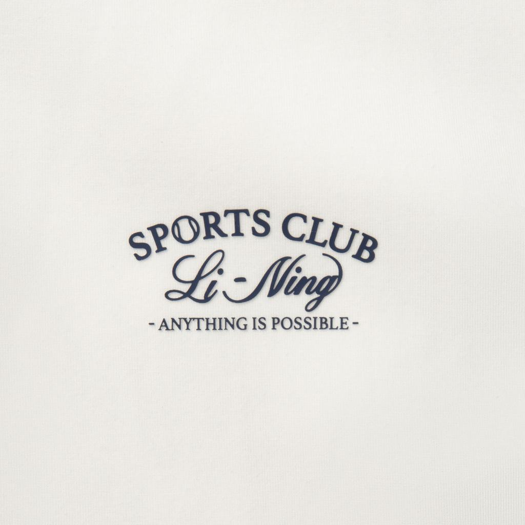 Li-Ning Спортивная серия Трендовый простой кардиган с полосками и буквенным принтом, воротником-стойкой и молнией, свободного кроя, универсальный, женская толстовка AWDV930-3