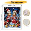 Disney Рождественский набор для масляной живописи Микки и Минни Декор стены для дома и спальни Ручная работа Подарок Художественные поделки Праздничные принадлежности для рисования