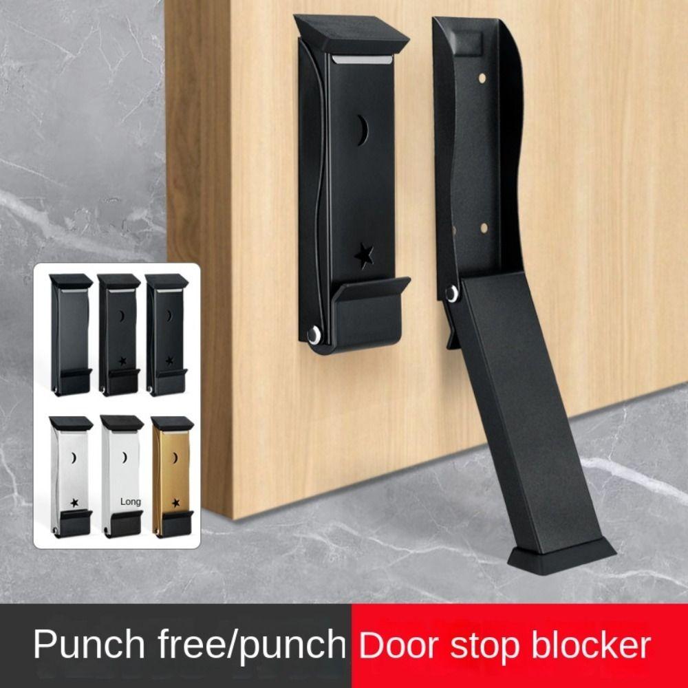 Anti-collision Metal Door Stopper Windproof Self Adhesive Door Stopper New Door Holder Home Office