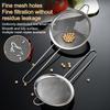 1/3Pcs/Set Mesh Strainer Kitchen Strainer Pasta Strainer with Handle Stainless Steel Wire Fine Mesh Cooking Tool Set LWLS02