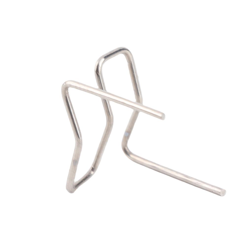 Universal 100 Pcs Set Precut 0.6mm 0.8mm Hot Flat Staples For Plastic Stapler Repair Welder Repair Tool