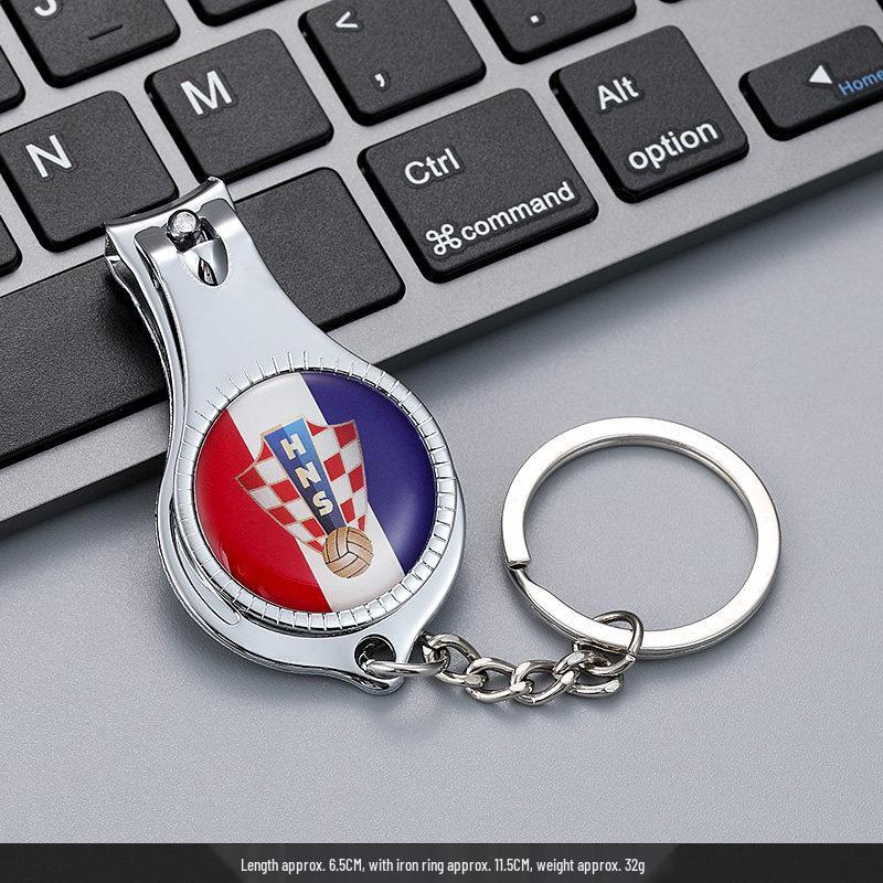 2026 США Канада Мексика Нержавеющая сталь Чемпионат мира Кусачки для ногтей Брелоки Открывалки для бутылок - Сувениры для футбольных фанатов