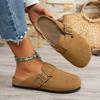 Women Slippers Lightweight Round Head Couple Slippers Women Outdoor Casual Sandals Fashion Platform Baotou Shoes Slides Women