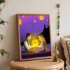 Disney DIY Tangled Rapunzel Lantern Oil Painting Art Painting Kit Home Wall Decor Handmade Gift Art Decor Gift Painting For Bedroom Wall