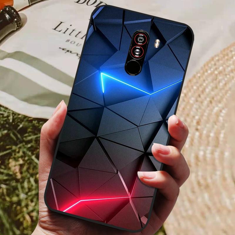 Для xiaomi mi pocophone f1 Чехол Силиконовая задняя крышка Чехол для телефона для xiaomi poco F1 Чехлы Pocofone F1 6.18 дюйма Мягкий бампер coque
