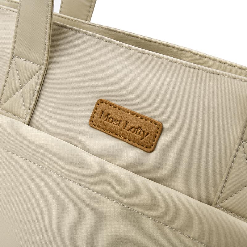 Вместительная наплечная сумка однотонная сумка-тоут студенческая сумка