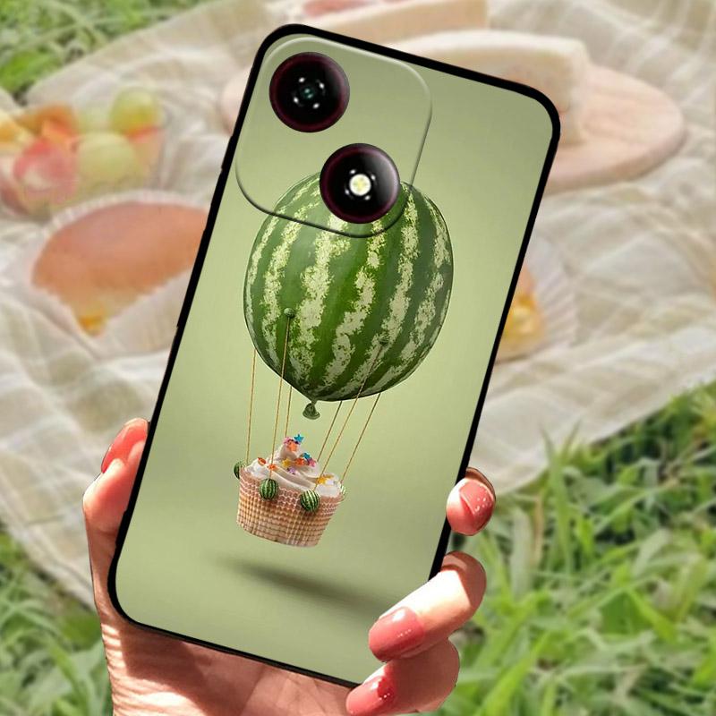 For ZTE Blade A35E /A35/A55 Case Fashion Cartoon Soft Silicone Phone Back Cover For ZTE A35E Shockproof Case A35 E A 35 Shell