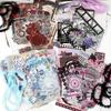 Fashion Korean Y2K Itabag Sticker Material Pack Beautify Background Paper PET Sticker Ribbon Bow Lace for DIY Transparent Bag