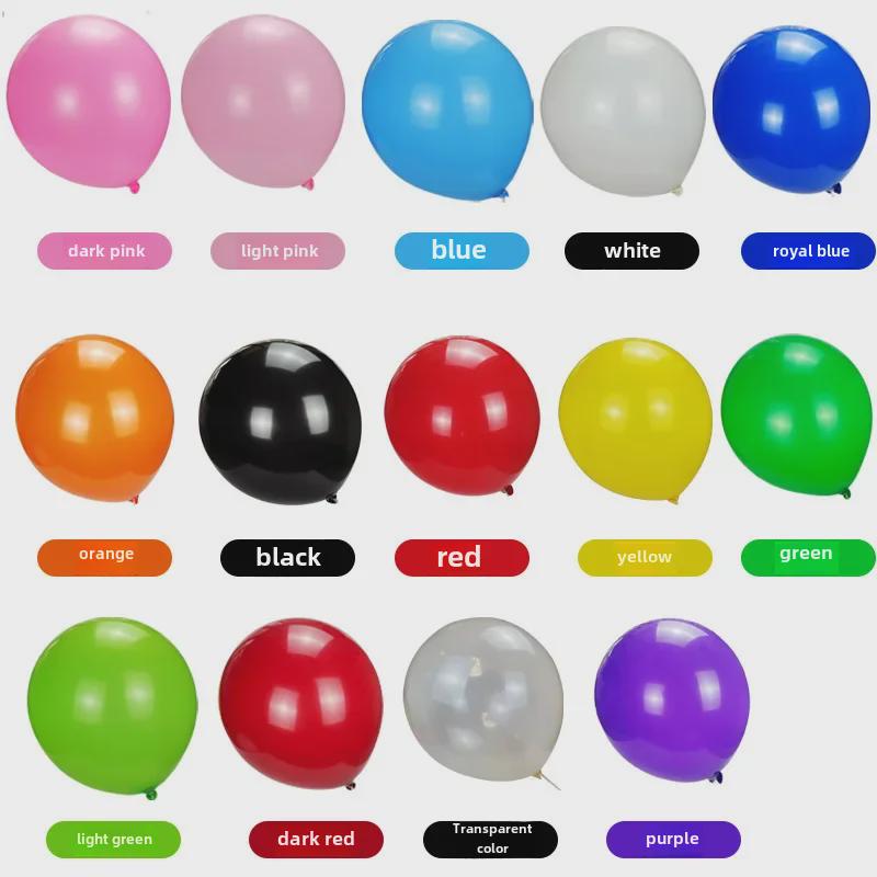 18-дюймовый толстый прозрачный латексный шар для свадеб и вечеринок