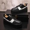 Sneakers Casual Men Designer White Shoes Fashion Secondary Leather Cowhide Breathable Height Increased Flat Platform Board Shoes