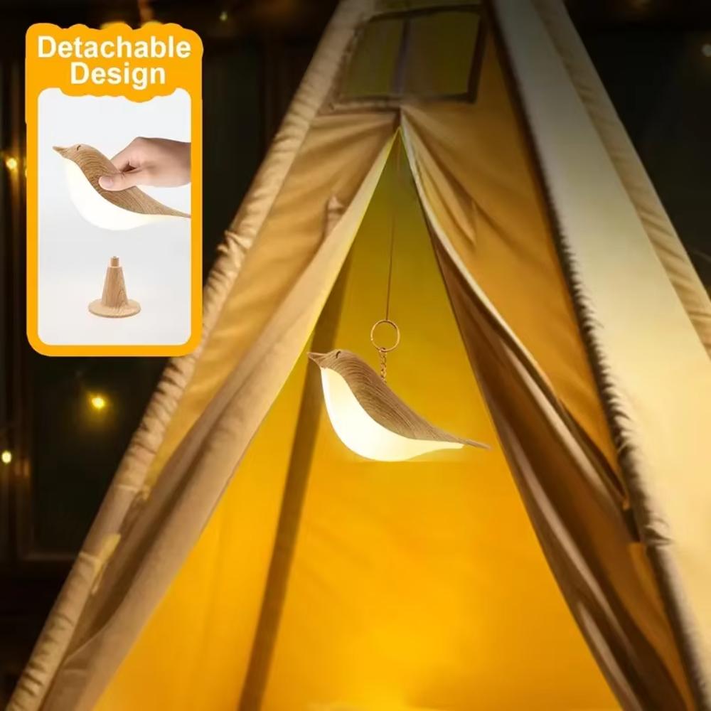 3 Colors Touch-Control LED Lamp USB Rechargeable Creative Night Lamp for All Rooms Decoration