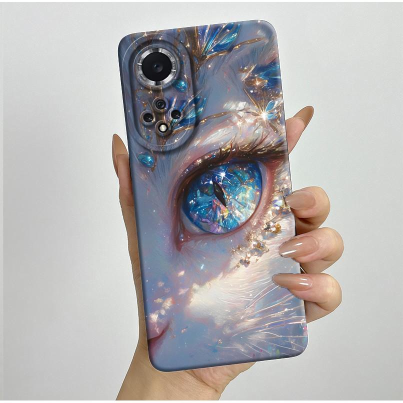 For Huawei Nova 9 Case Aesthetic Butterfly Flowers Soft Silicone Shockproof Phone Cover For Honor 50 Camera Protective Casing