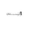 Literary Style Navy Blue Spanish Sentence Tattoo Sticker, Waterproof And Long-Lasting, Non-Reflective, Wrist Tattoo Sticker