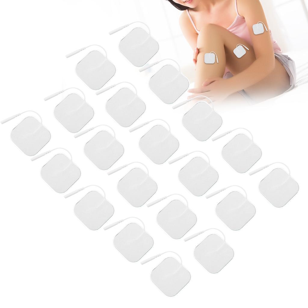 20pcs bag 4 x 4cm Tens Electrode Pads for TENS Massager Physiotherapy Machine