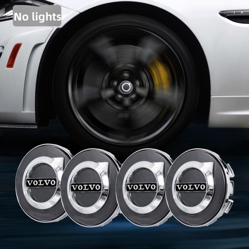 For Volvo Hub Light Car Wheel Caps Light Center Cover Lighting Cap Floating Illumination LED Auto For Volvo XC90 S60 S90 V90 V60
