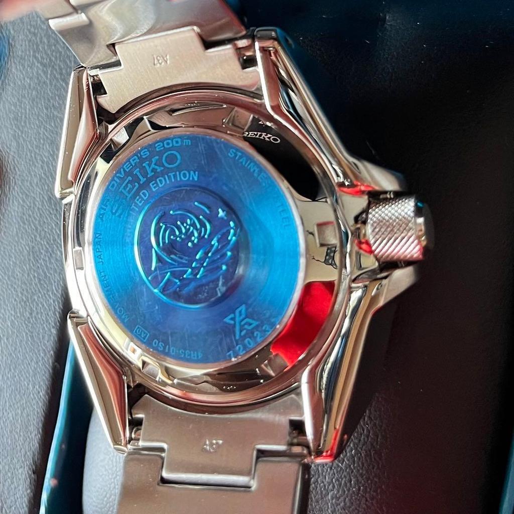Б/у Ограниченная модель Seiko Blue Lagoon Samurai неиспользованный товар
