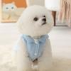 Dog Winter Warm Velvet Simple Quilting Cotton Vest Teddy Small Dog Out Can Pull Cat Pet Clothes